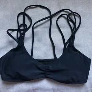 Aerie black swim top brand new!